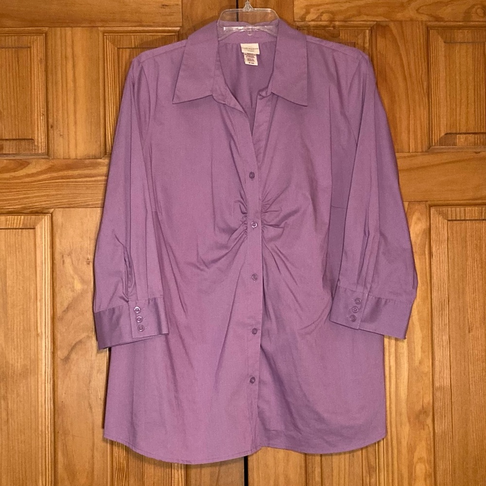 NWOT Vintage Covington Woman 3/4 Sleeve Blouse Top Size 16-18W